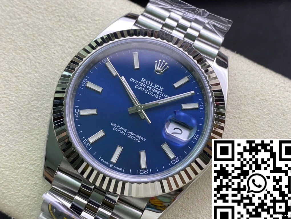 Blue Rolex Dial Clean Factory Datejust M126334-0002 0418